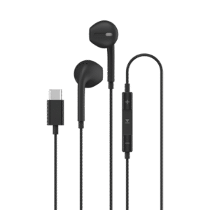 Ronin R-5 Handsfree | Dual Connector (3.5mm AUX & Type-C) | Deep Bass, Clear Sound & Ergonomic Fit